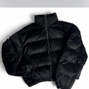 Women's Black Bomber Jacket